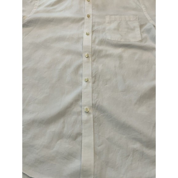 Michael Kors Shirt Mens L Large White Button Up Long Sleeve Casual Cotton Adult - Picture 5 of 16